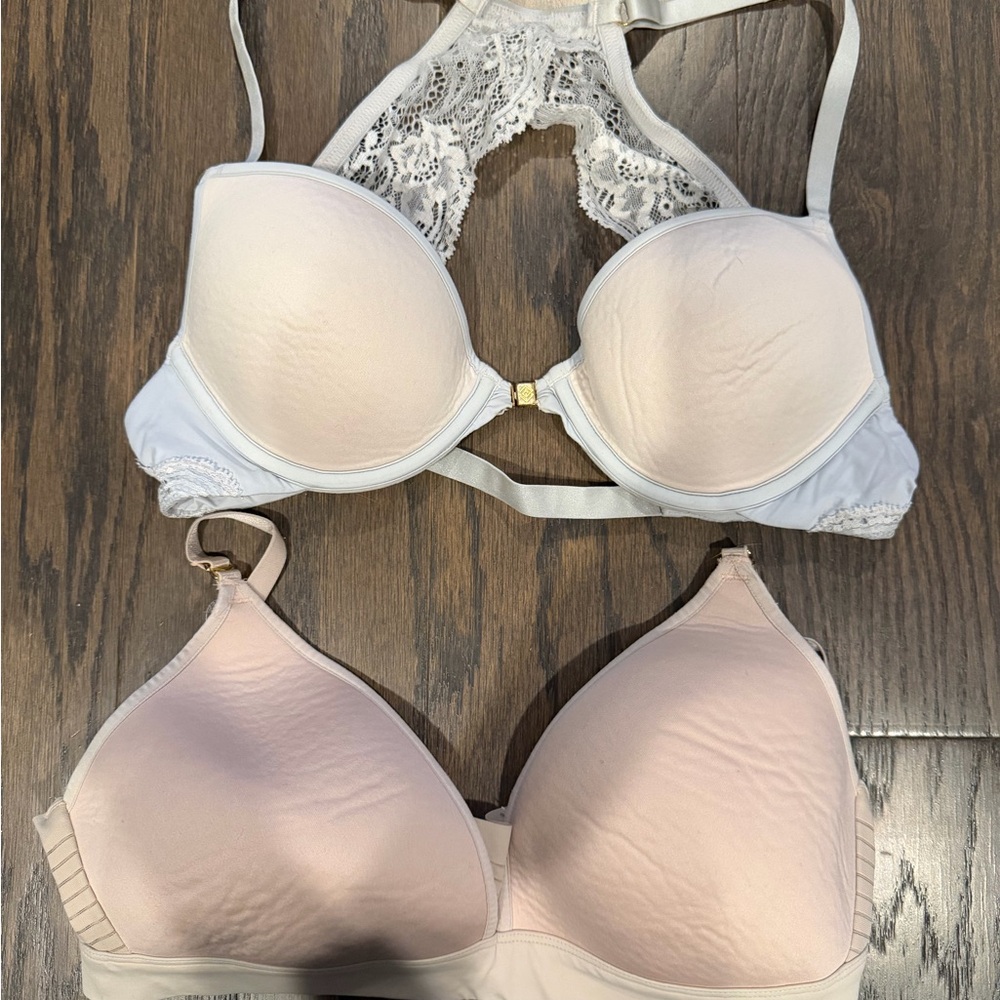 Lot of two light pink ThirdLove bras 34b